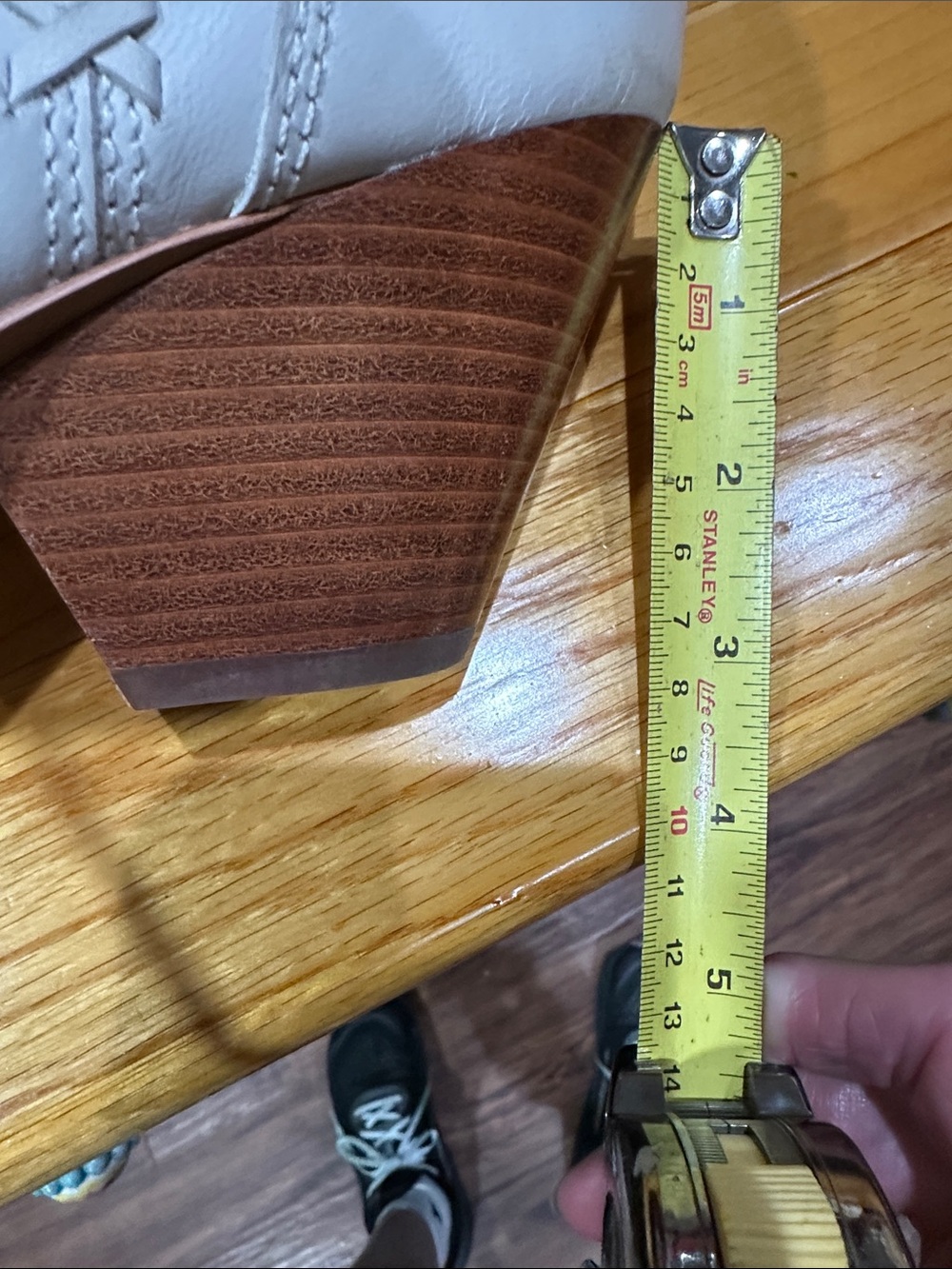 Frye Cream Leather Cutout Ankle Booties - Picture 7 of 7